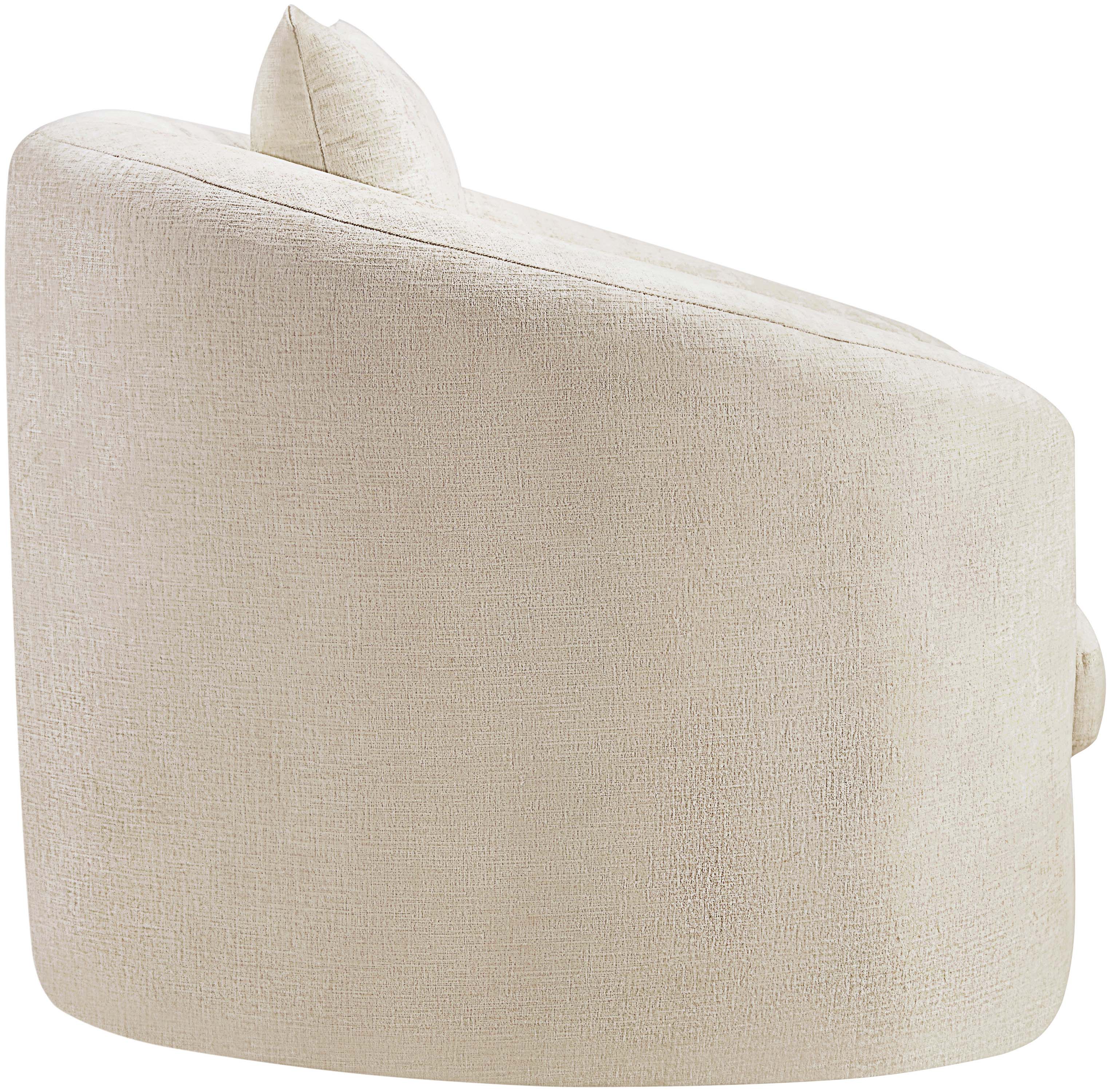 Fauteuil d'appoint rembourré en chenille Vivi