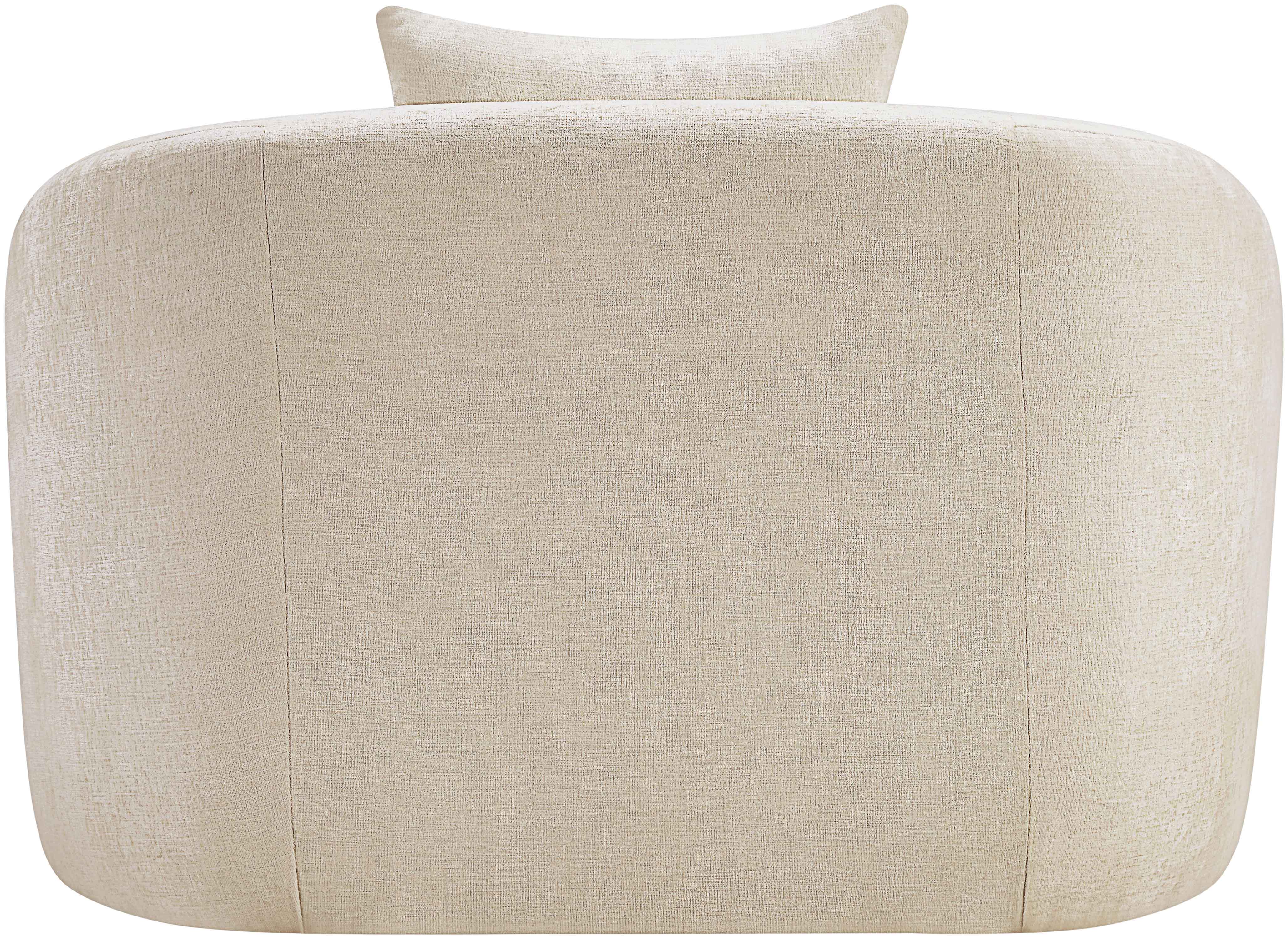 Fauteuil d'appoint rembourré en chenille Vivi