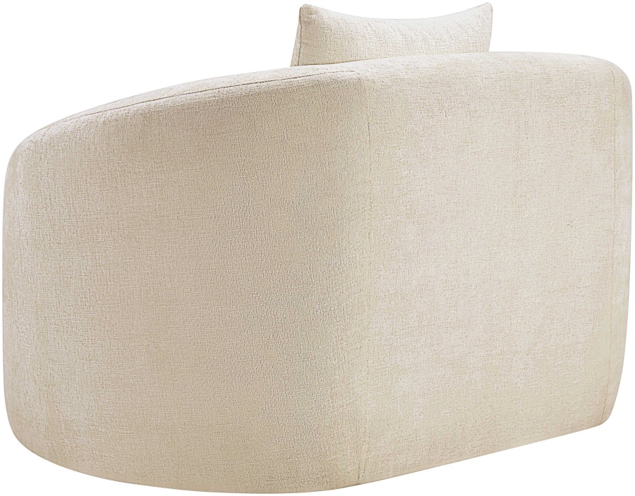 Fauteuil d'appoint rembourré en chenille Vivi