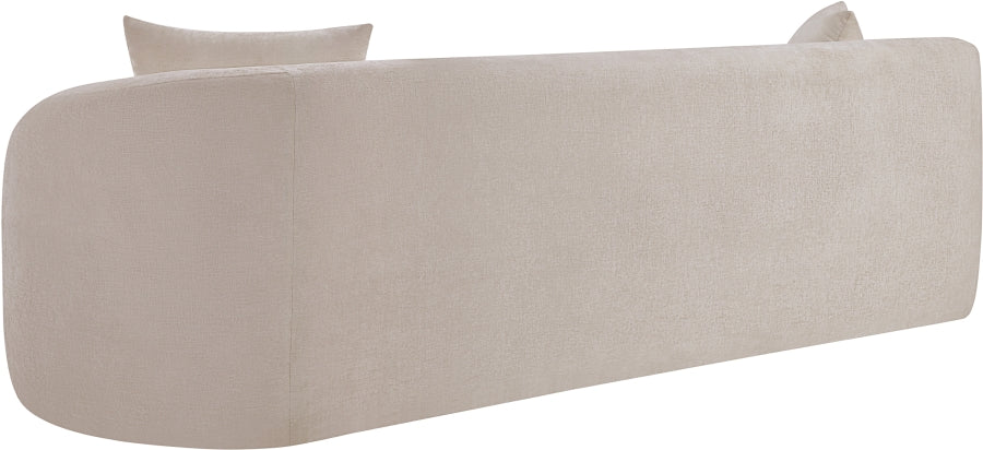 Canapé rembourré en tissu chenille Penelope