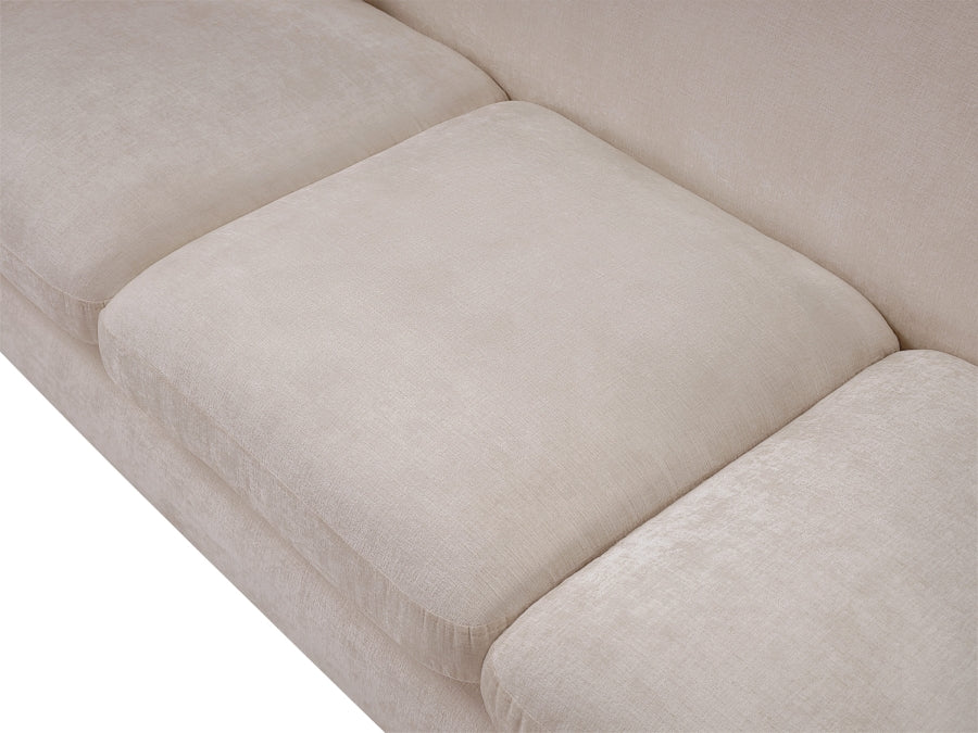 Canapé rembourré en tissu chenille Penelope