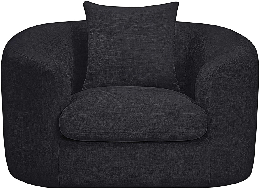 Fauteuil d'appoint rembourré en chenille Vivi