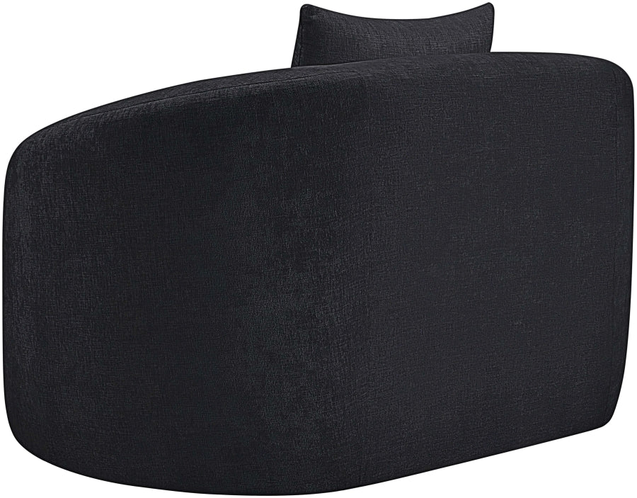 Fauteuil d'appoint rembourré en chenille Vivi