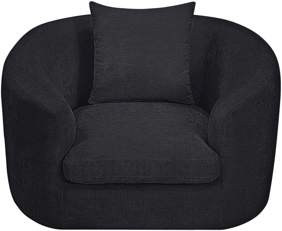 Fauteuil d'appoint rembourré en chenille Vivi