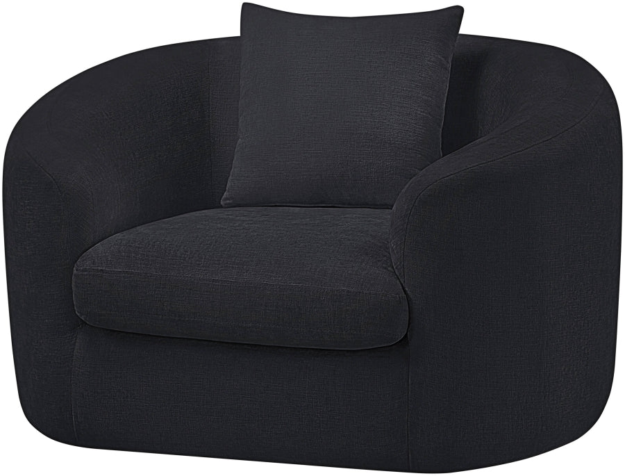 Fauteuil d'appoint rembourré en chenille Vivi