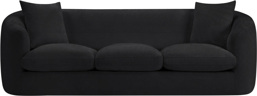 Canapé rembourré en tissu chenille Penelope