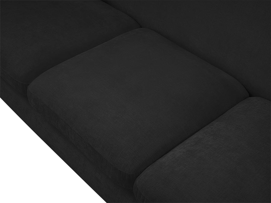 Canapé rembourré en tissu chenille Penelope