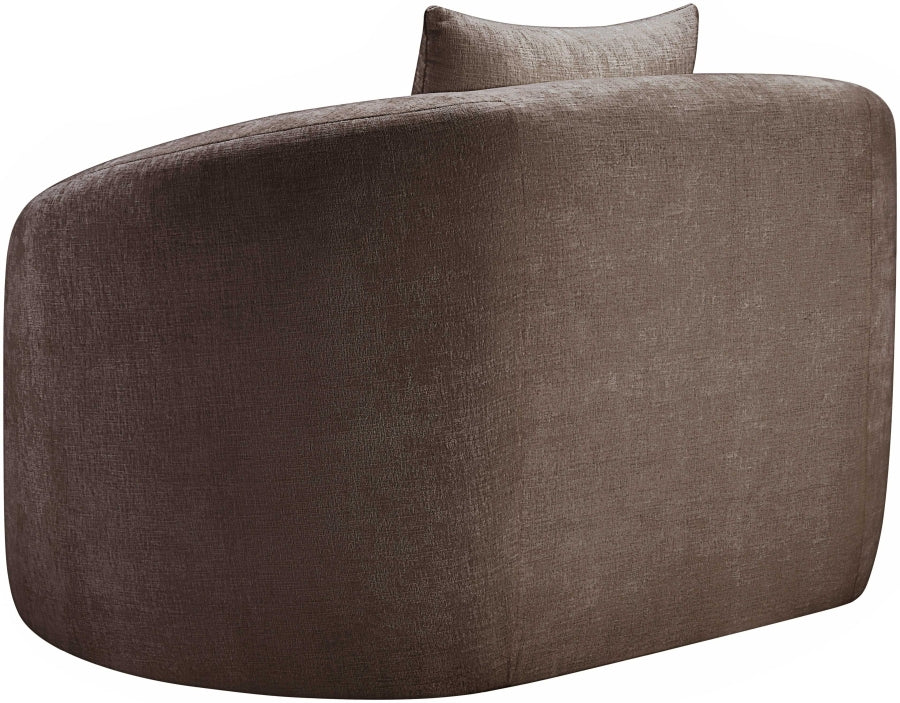 Fauteuil d'appoint rembourré en chenille Vivi