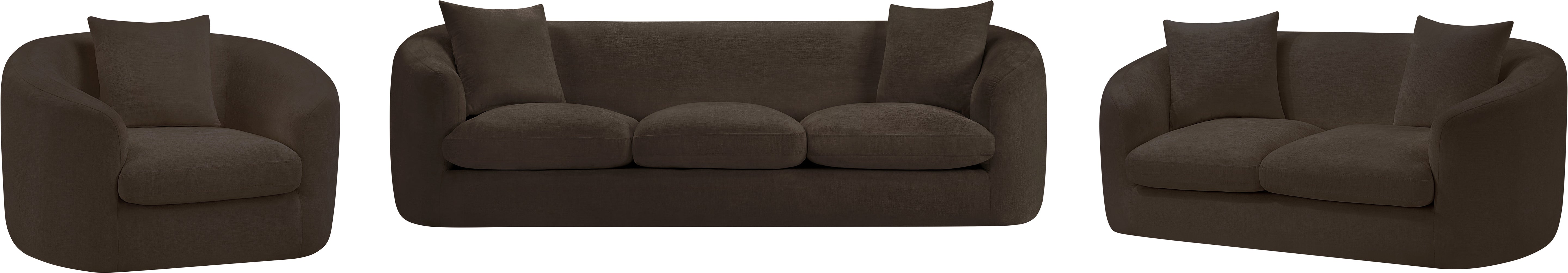 Fauteuil d'appoint rembourré en chenille Vivi