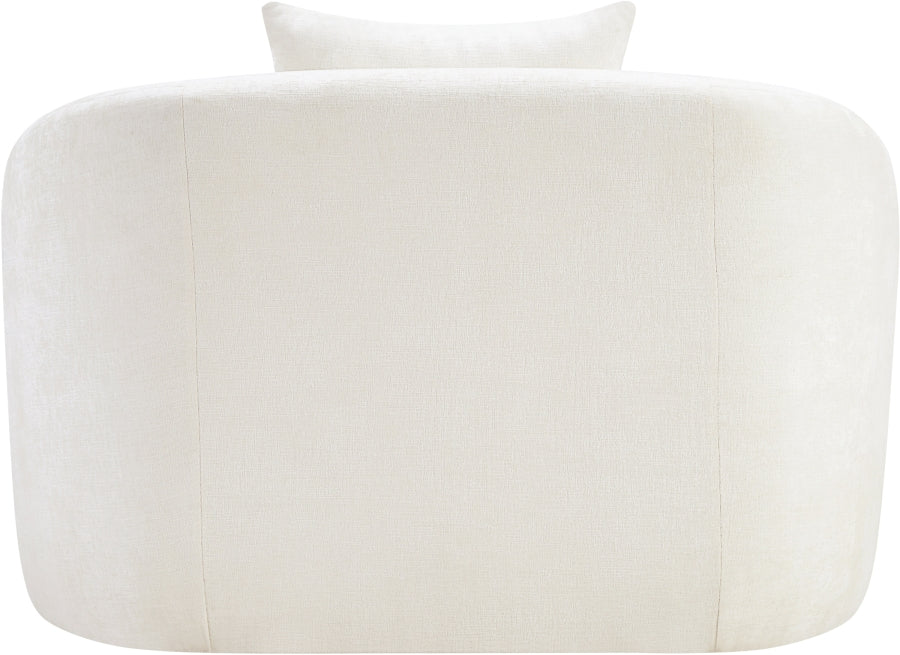 Fauteuil d'appoint rembourré en chenille Vivi