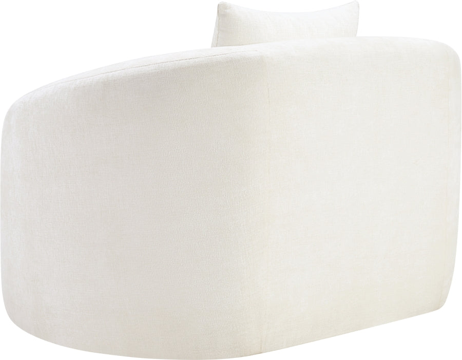 Fauteuil d'appoint rembourré en chenille Vivi