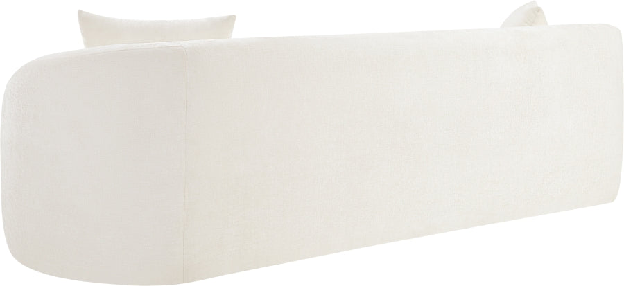 Canapé rembourré en tissu chenille Penelope