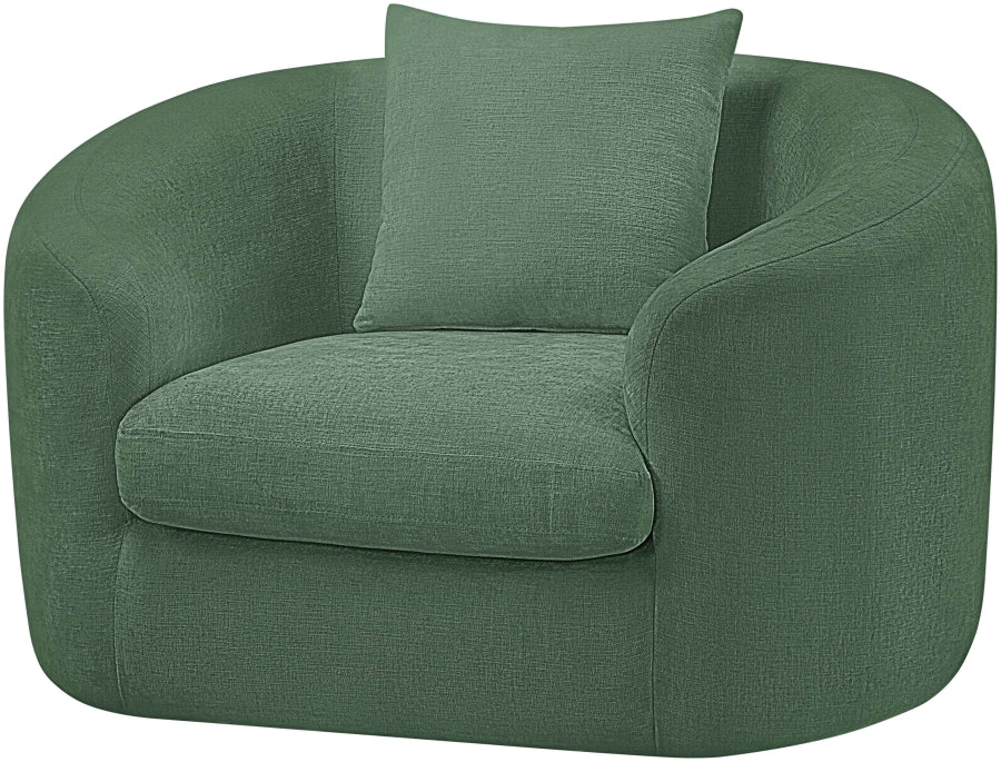 Fauteuil d'appoint rembourré en chenille Vivi