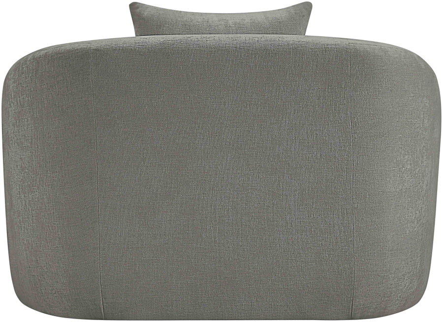 Fauteuil d'appoint rembourré en chenille Vivi