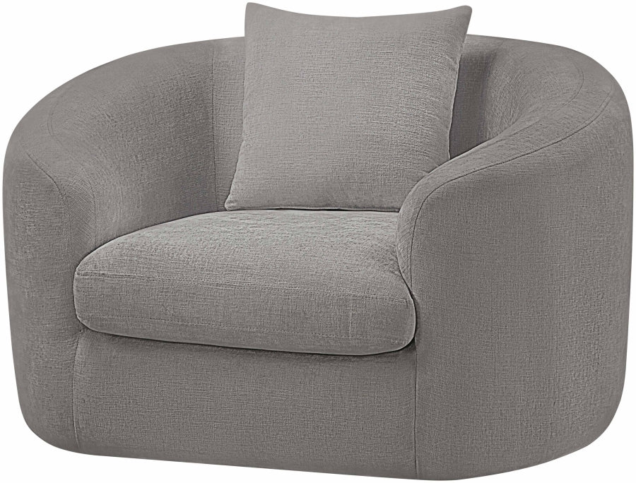 Fauteuil d'appoint rembourré en chenille Vivi
