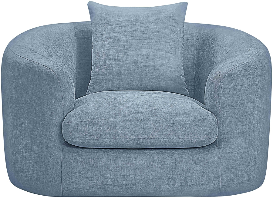 Fauteuil d'appoint rembourré en chenille Vivi