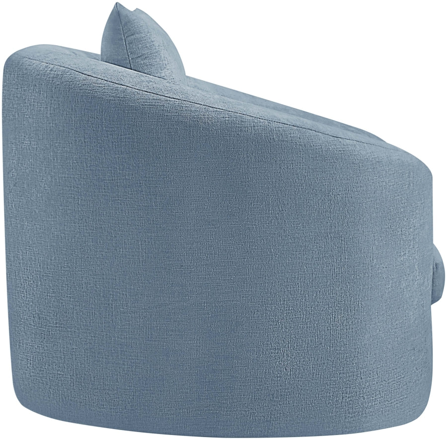 Fauteuil d'appoint rembourré en chenille Vivi