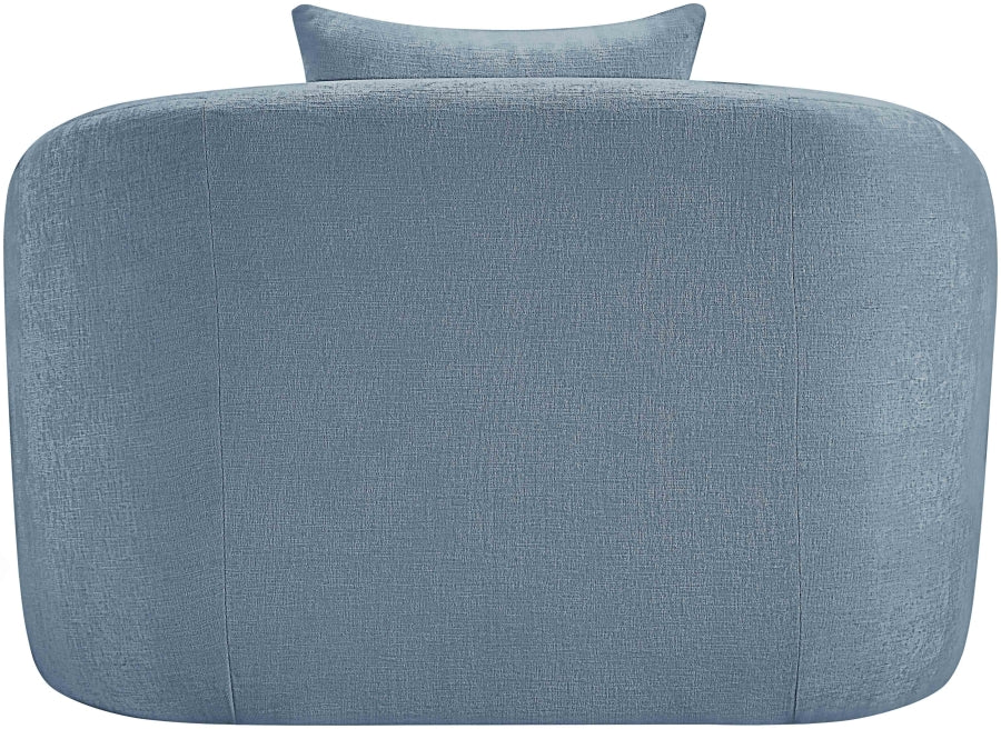 Fauteuil d'appoint rembourré en chenille Vivi