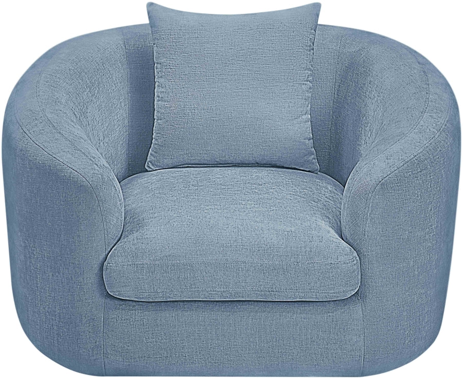 Fauteuil d'appoint rembourré en chenille Vivi