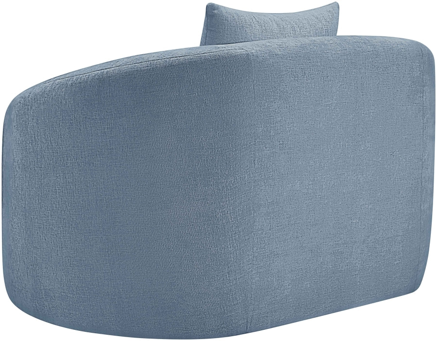 Fauteuil d'appoint rembourré en chenille Vivi