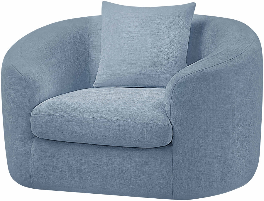 Fauteuil d'appoint rembourré en chenille Vivi