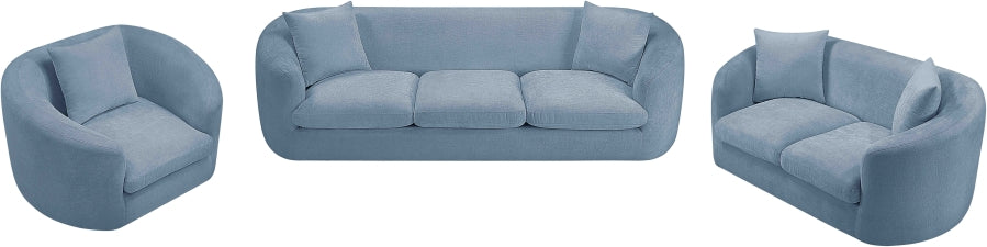 Fauteuil d'appoint rembourré en chenille Vivi