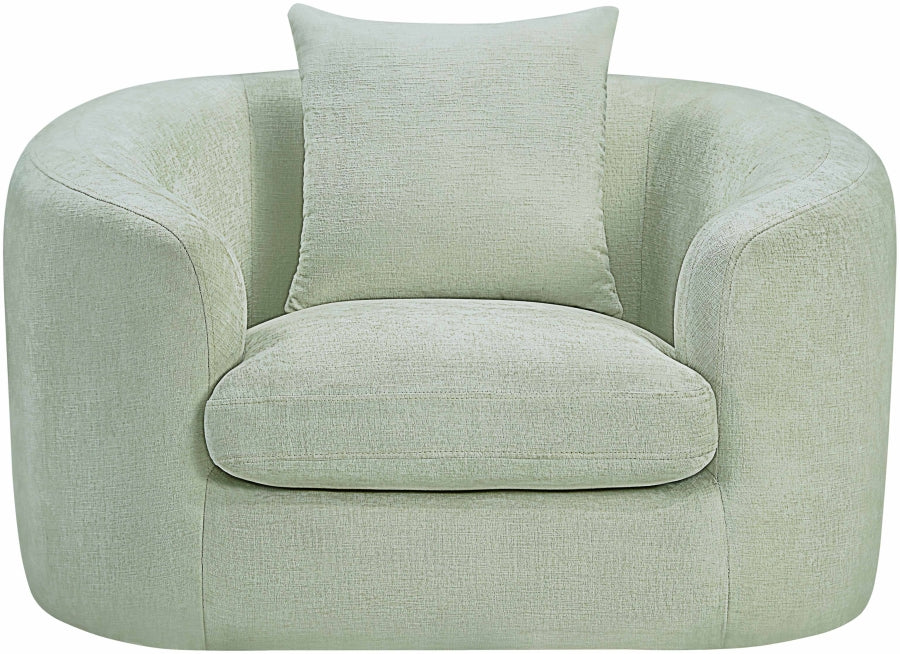 Fauteuil d'appoint rembourré en chenille Vivi