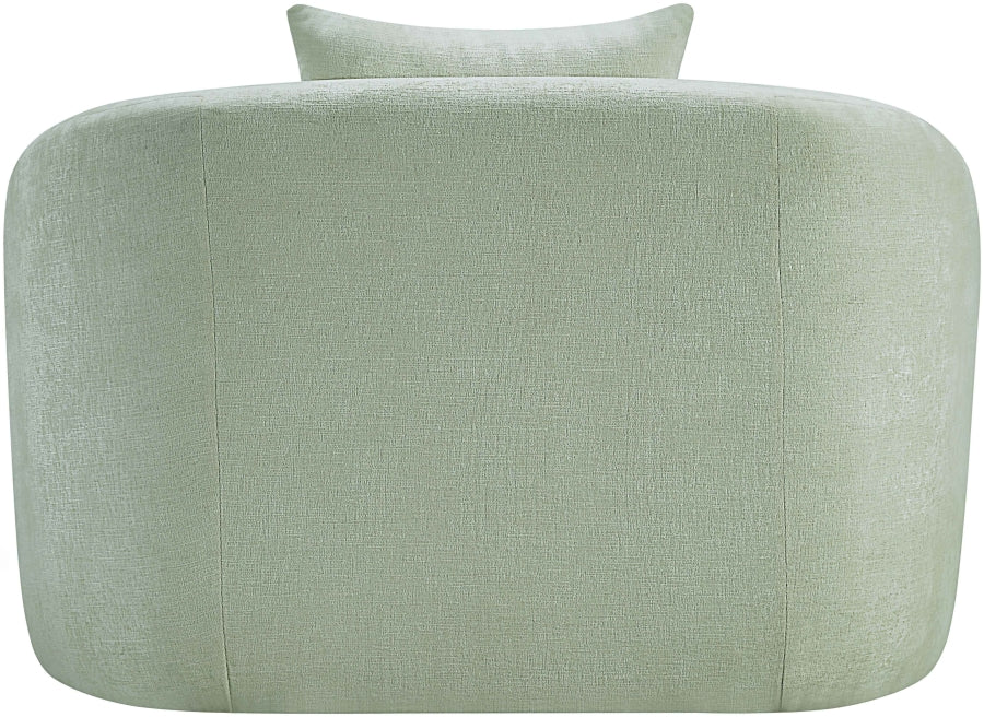 Fauteuil d'appoint rembourré en chenille Vivi