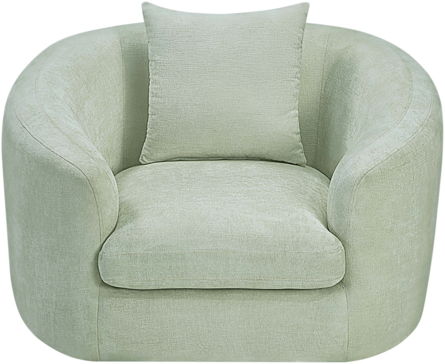 Fauteuil d'appoint rembourré en chenille Vivi