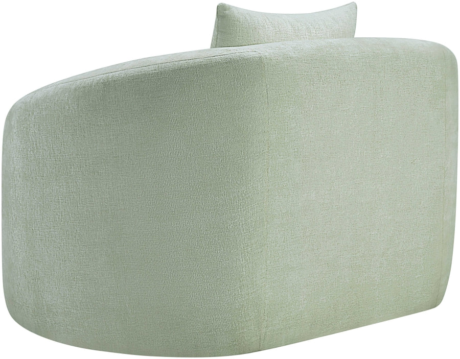 Fauteuil d'appoint rembourré en chenille Vivi
