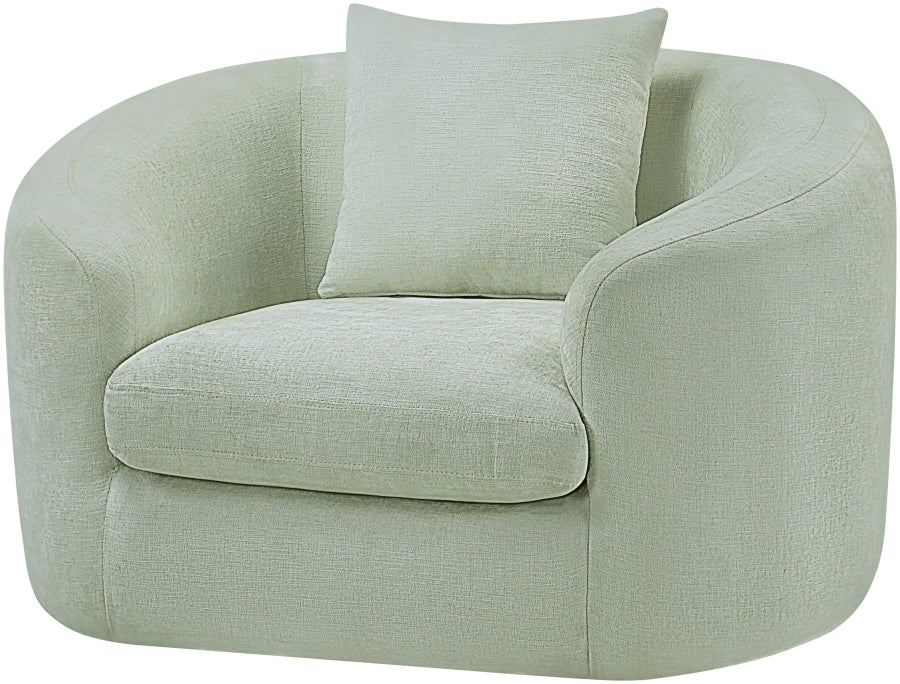 Fauteuil d'appoint rembourré en chenille Vivi