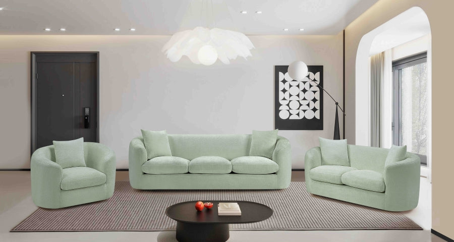 Fauteuil d'appoint rembourré en chenille Vivi