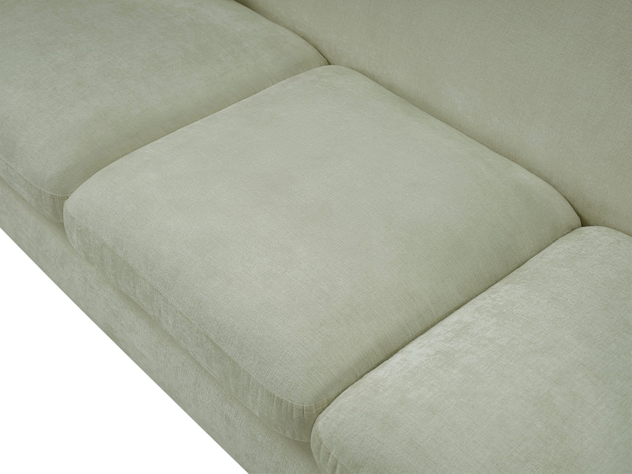 Canapé rembourré en tissu chenille Penelope