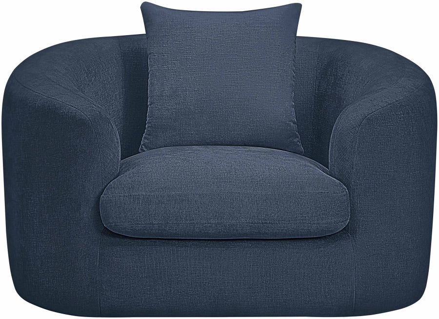 Fauteuil d'appoint rembourré en chenille Vivi