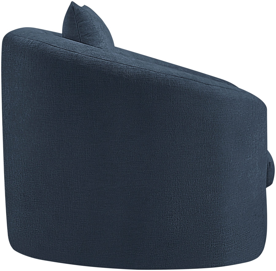Fauteuil d'appoint rembourré en chenille Vivi