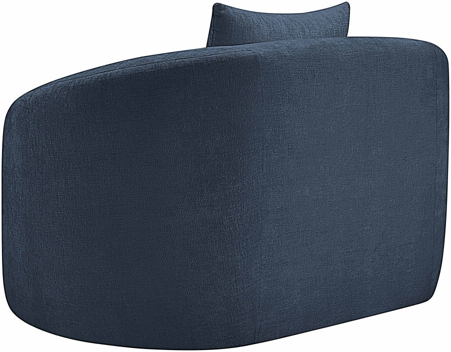 Fauteuil d'appoint rembourré en chenille Vivi