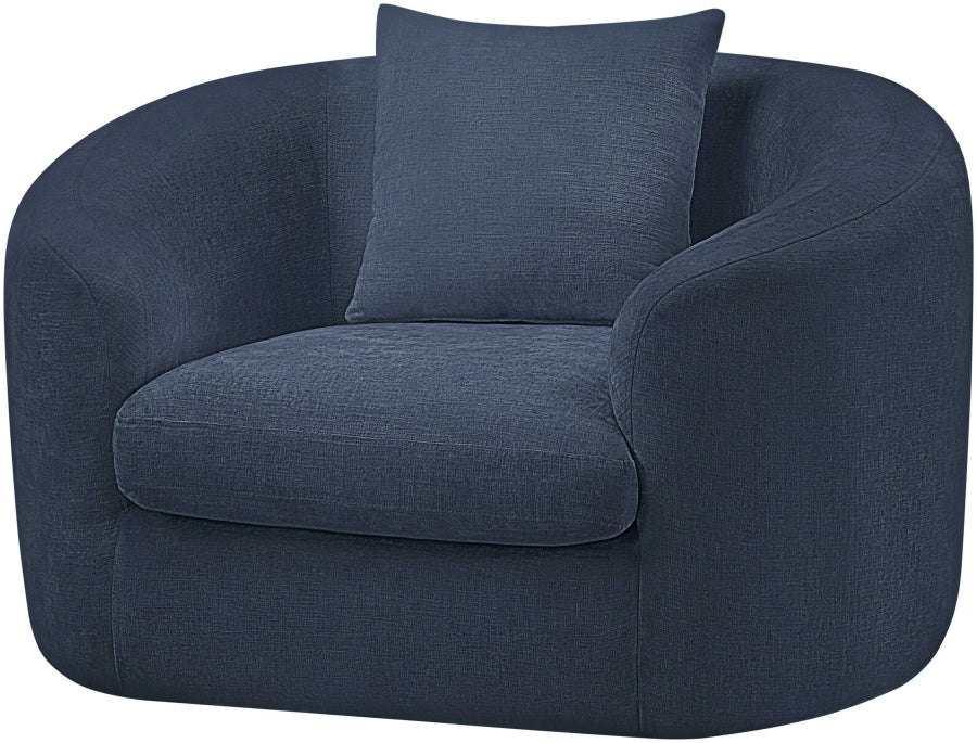 Fauteuil d'appoint rembourré en chenille Vivi