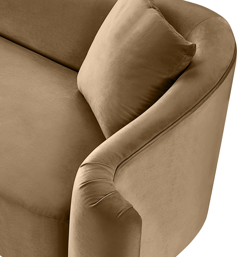 Destin Velvet Upholstered Accent Chair