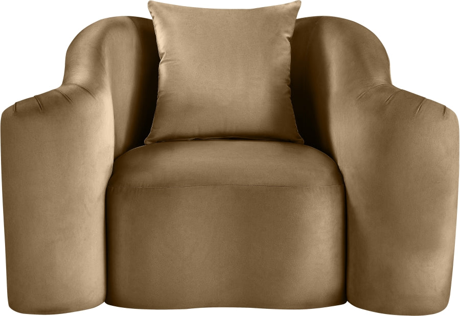 Destin Velvet Upholstered Accent Chair