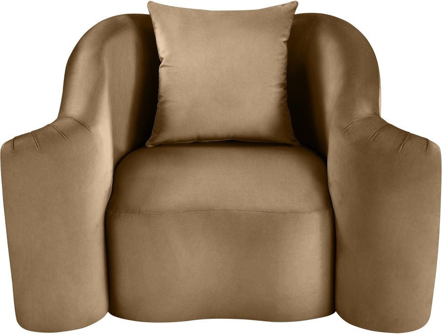 Destin Velvet Upholstered Accent Chair