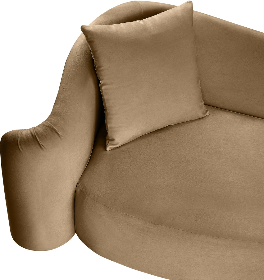 Destin Velvet Upholstered Accent Chair
