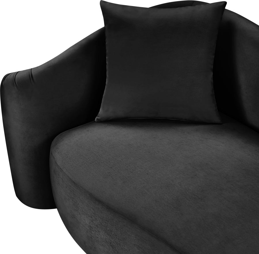 Destin Velvet Upholstered Accent Chair
