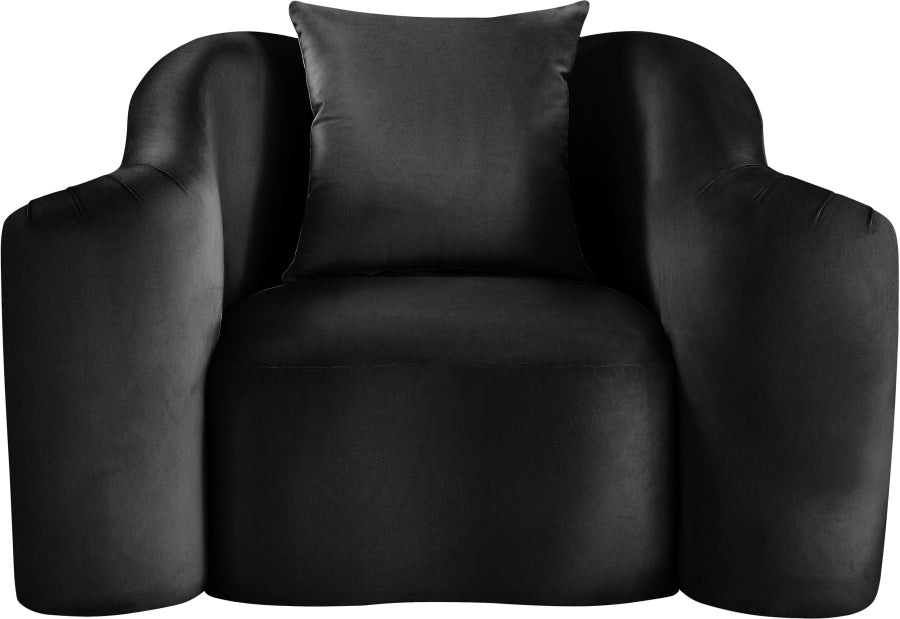 Destin Velvet Upholstered Accent Chair