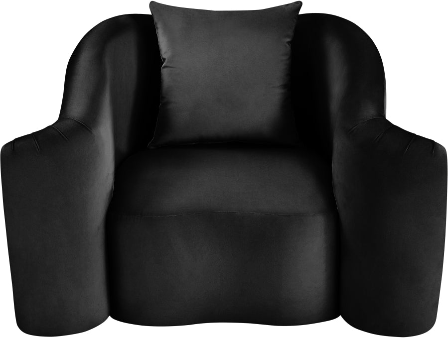 Destin Velvet Upholstered Accent Chair