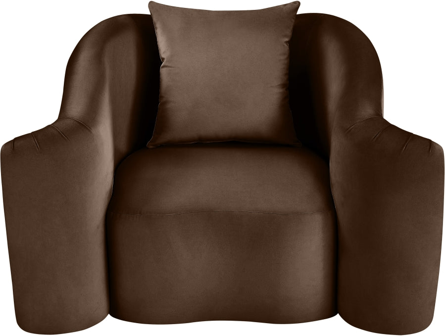 Destin Velvet Upholstered Accent Chair