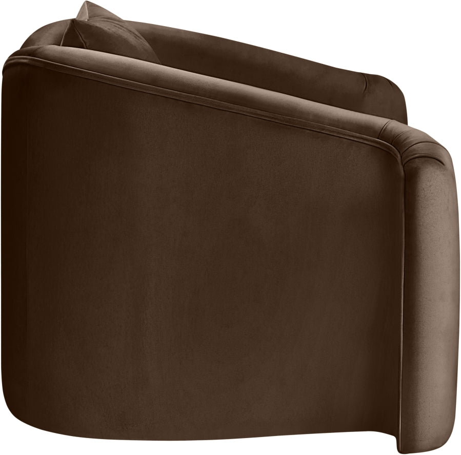 Destin Velvet Upholstered Accent Chair