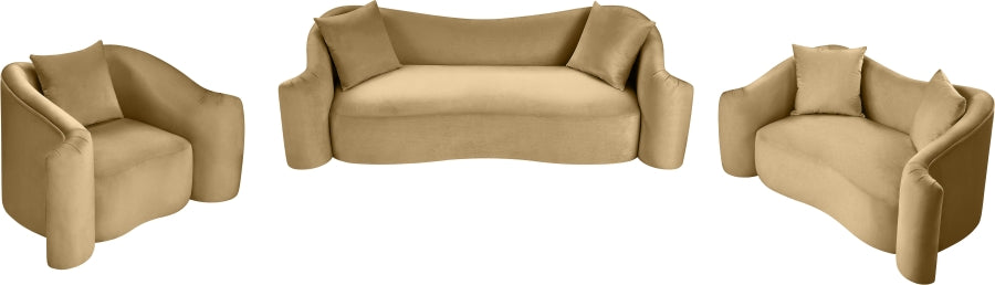 Destin Velvet Upholstered Accent Chair