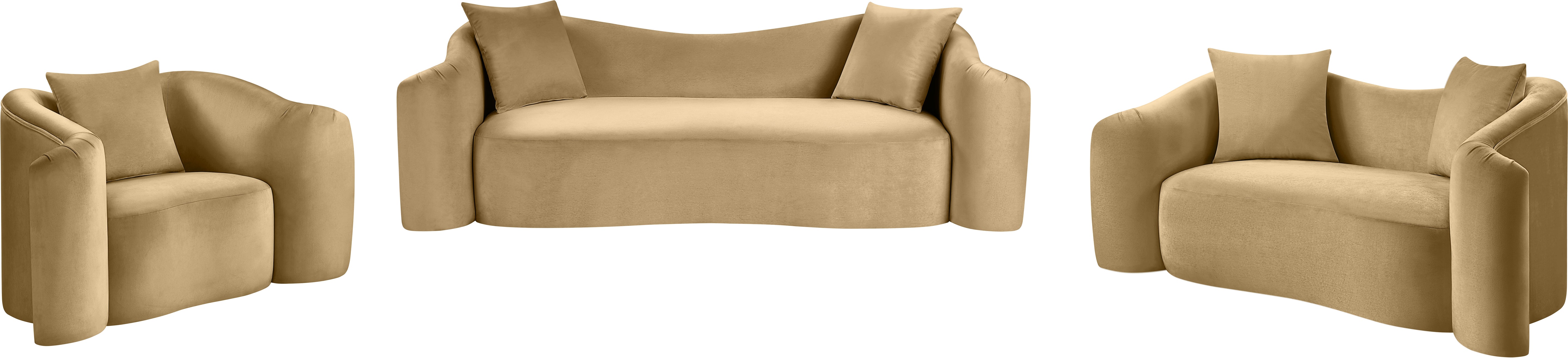Destin Velvet Upholstered Accent Chair