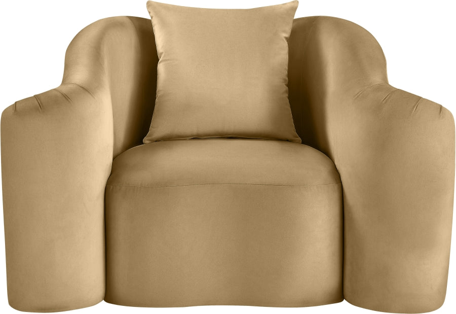 Destin Velvet Upholstered Accent Chair