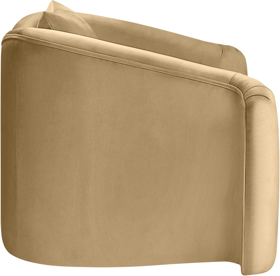 Destin Velvet Upholstered Accent Chair